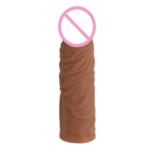 Wolf-tooth-shaped Penis Sleeve for Enhancement & Lengthening, Crystal-Effect Simulation, TPE Sex Toy, Couple's Plaything, Performance-Boosting Condom