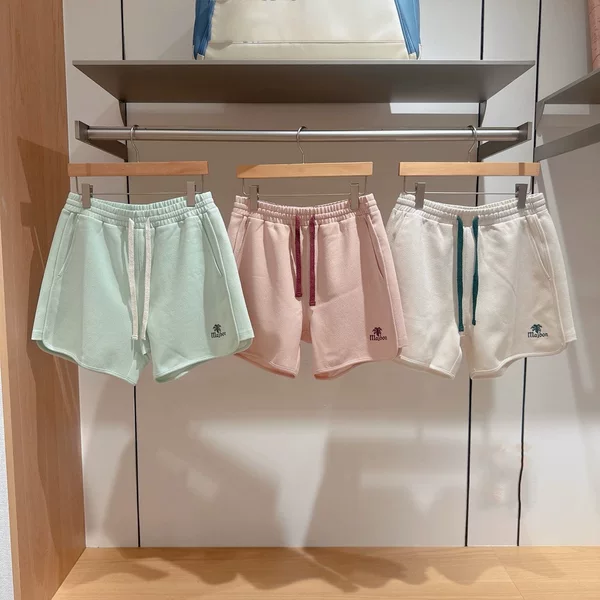 Women's Golf Wear Casual Shorts 26 Summer Comfortable Breathable Logo Color Matching Drawstring Elastic Waist Sports Pants