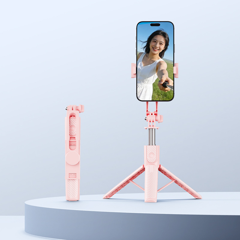 Nuevo palo selfie para teléfonos móviles de la serie X, herramienta para selfies, soporte para transmisiones en vivo de TikTok, trípode telescópico integrado con Bluetooth.