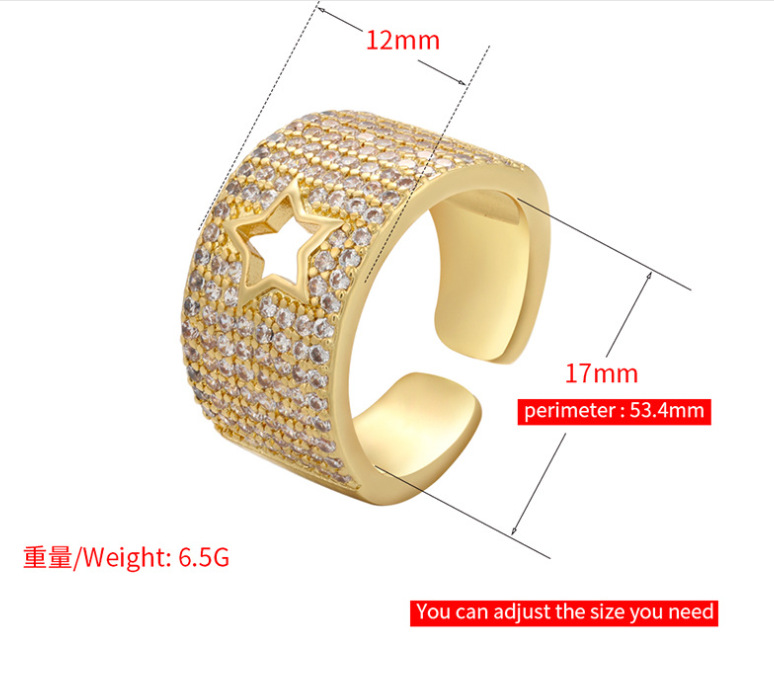 Copper Material Geometric Pattern Unisex Gender Copper Plating Geometric Zircon