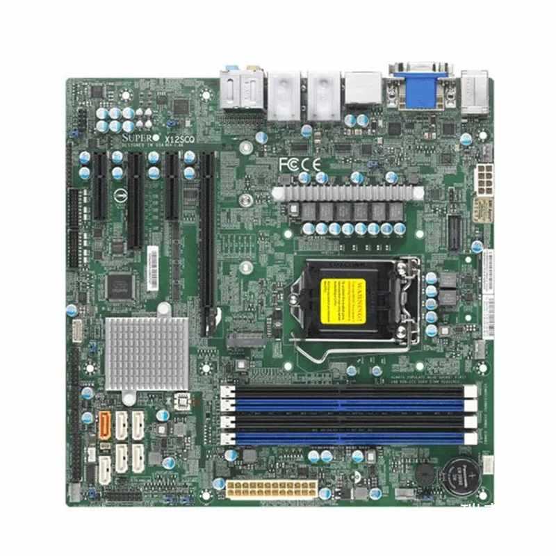 0代LGA-1200 I9/i7/i5/i3引脚Q470E DDR4-2933MHZ处理器的X12SCQ