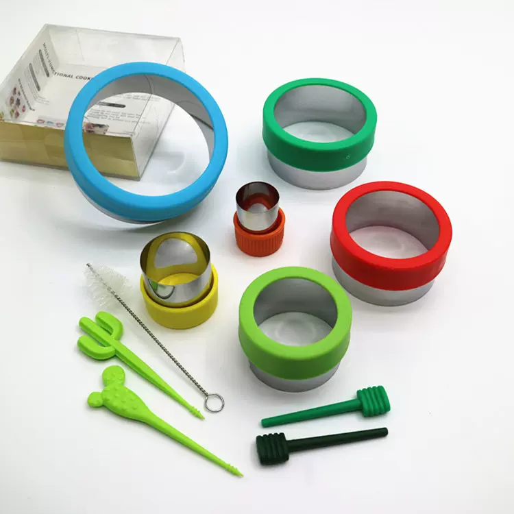 烘焙模具套装圆形三明治模具饺子皮切模 慕斯圈甜甜圈饼干模具