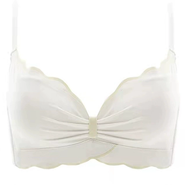Latex thin underwear, push up bra for students, wireless bra