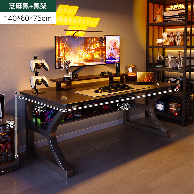 Mesa de computadora de escritorio mesa de deportes electrónicos domésticos escritorio de dormitorio escritorio escritorio de escritorio de estudiantes escritorio de escritura simple
