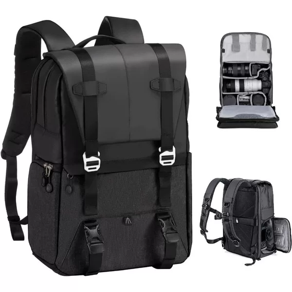 Slr Camera 15.6/ 16inch Computer Waterproof Anti-Theft Large Capacity Outdoor Backpack Photographer Backpack