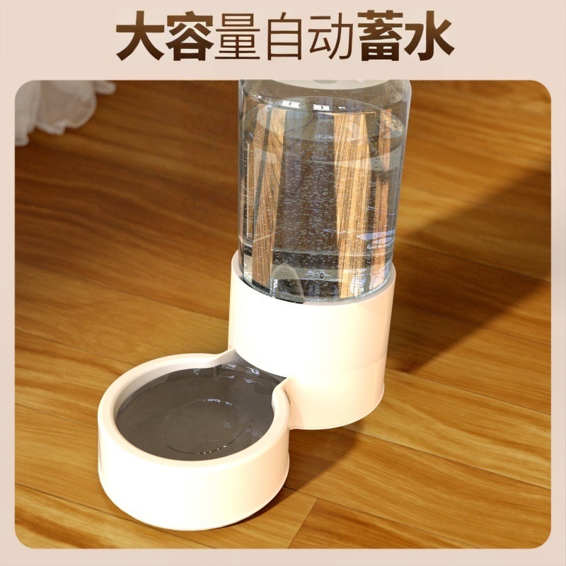 花螗季猫咪狗狗饮水机猫粮自动喂食器猫碗狗碗猫投喂宠物用品喝水|undefined