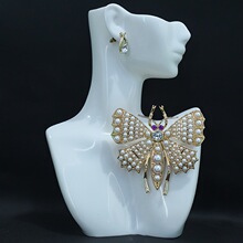 M 92255 Vintage gold earring ���Ž�ɫ�����¿�ŷ�������