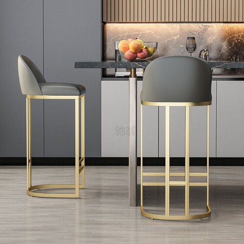 3l Nordic Bar Chair Optical Shop High Chair Bar Chair Home Backrest Dining Chair Jewelry Store Front Desk Reception High Chair