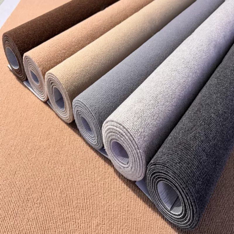 楼梯免胶自粘地毯防滑垫楼梯踏步垫隔音缓震地毯无缝隙拼块毯