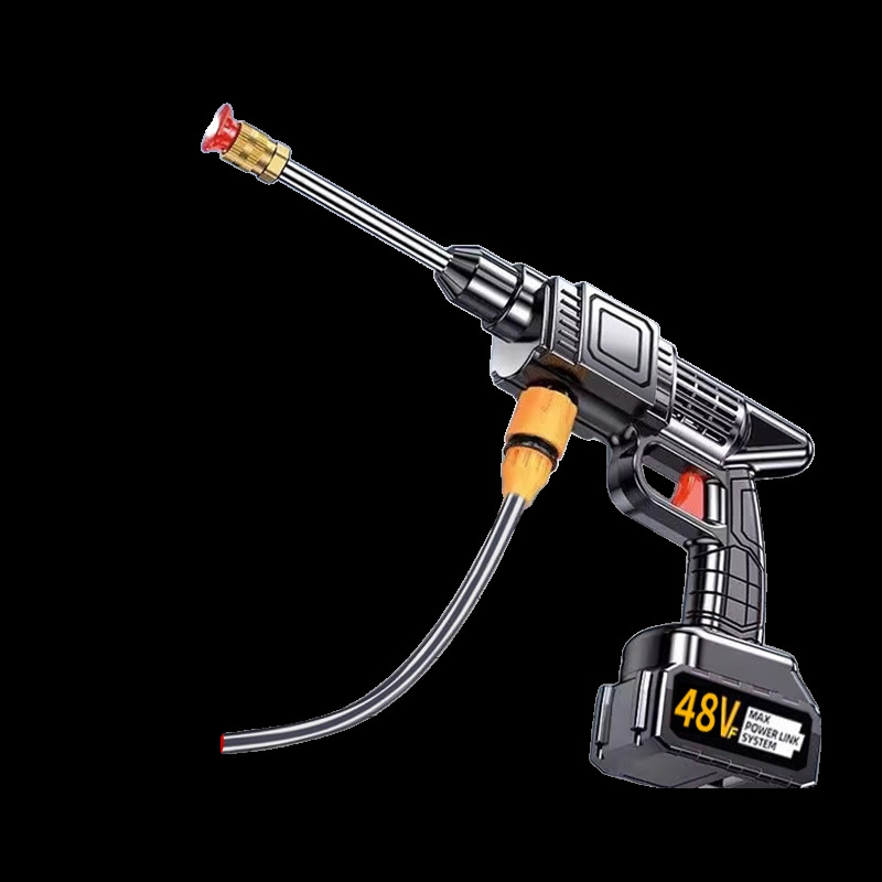 Wireless Car Washing Machine Portable Car High-Pressure Water Gun High-Power Car Lithium Battery Household Electric Car Washing Artifact