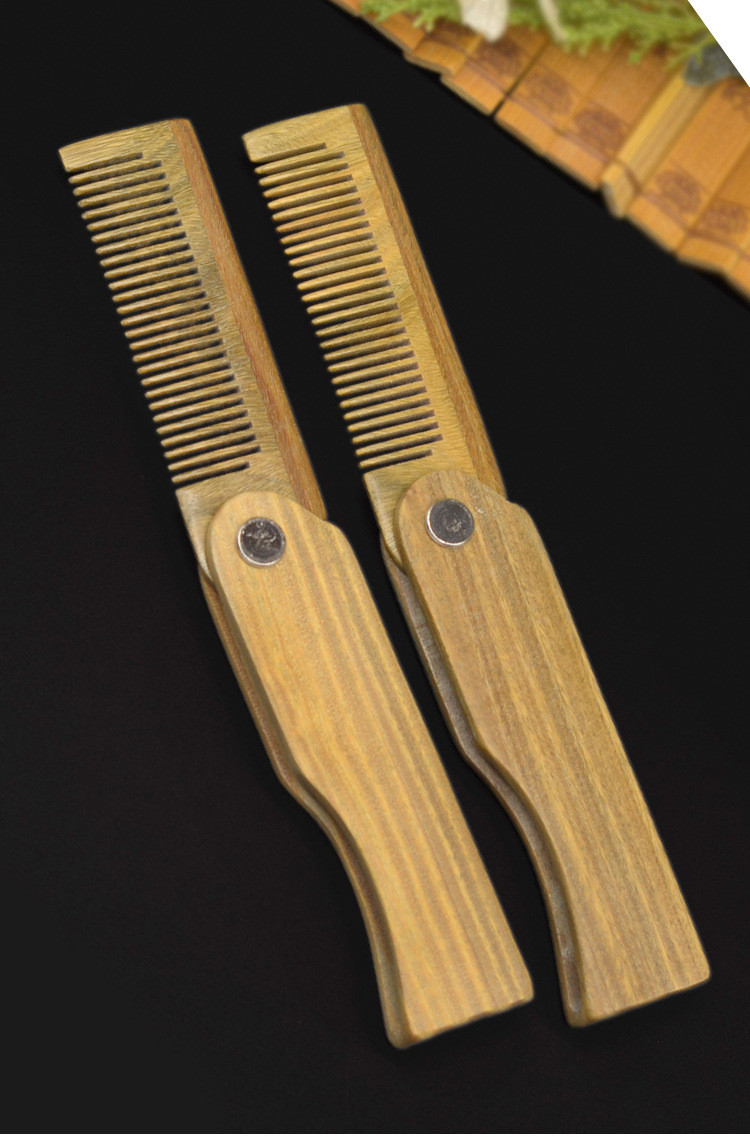 1430#绿檀1431红檀1434黑檀折叠梳总链接详情_14