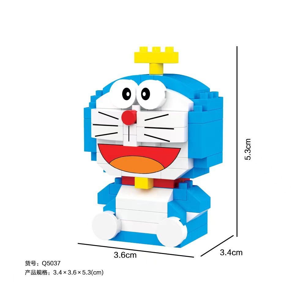 Cross-Border Micro Particle Building Blocks Children's Cartoon Character Educational Assembly Blocks Blind Box Stress Relief Toy Figure Wholesale