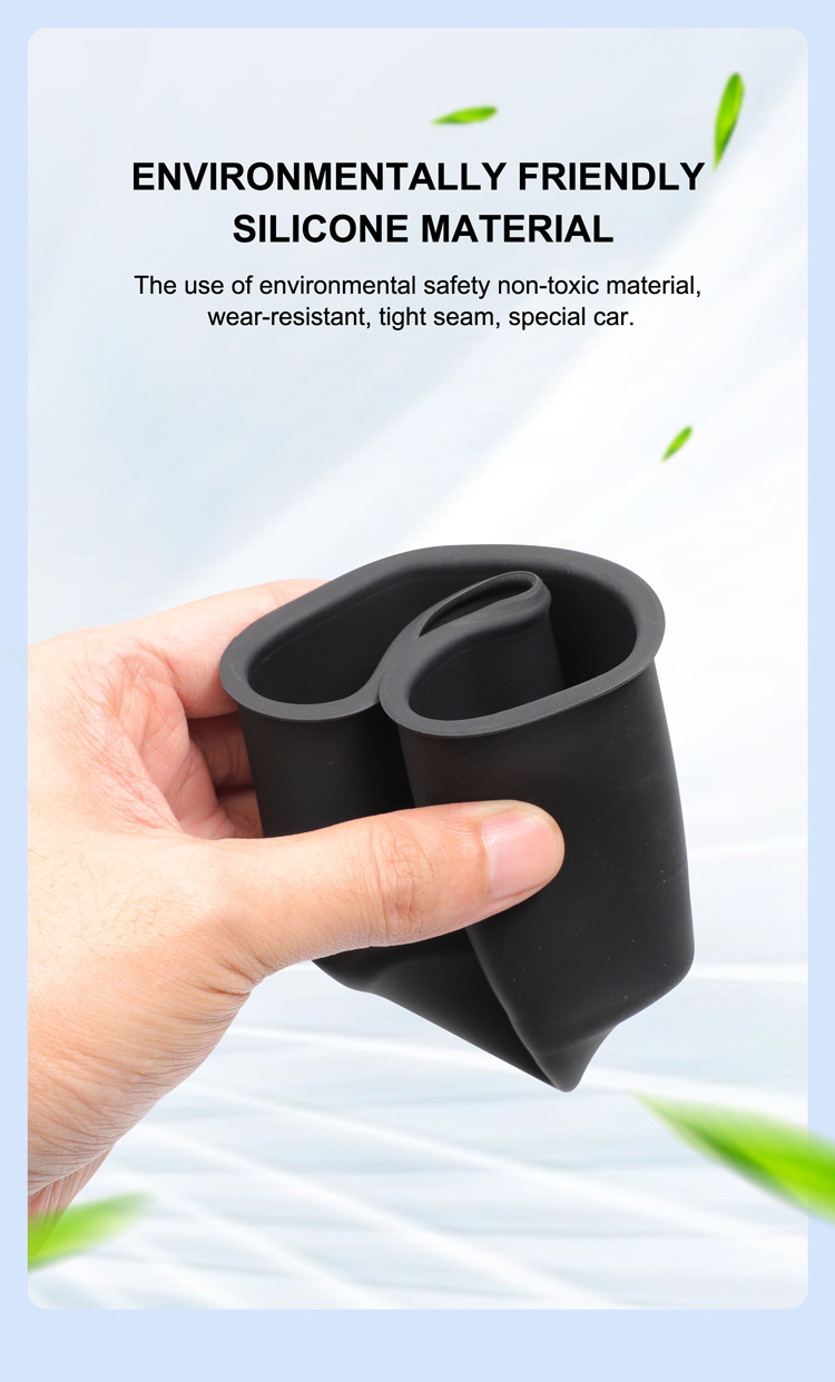 Suitable for 16-24 Models of Suzuki Swift, Rear Center Console Cup Holder Cover, Swift Silicone Anti-Slip Mat, Car Accessories Modification
