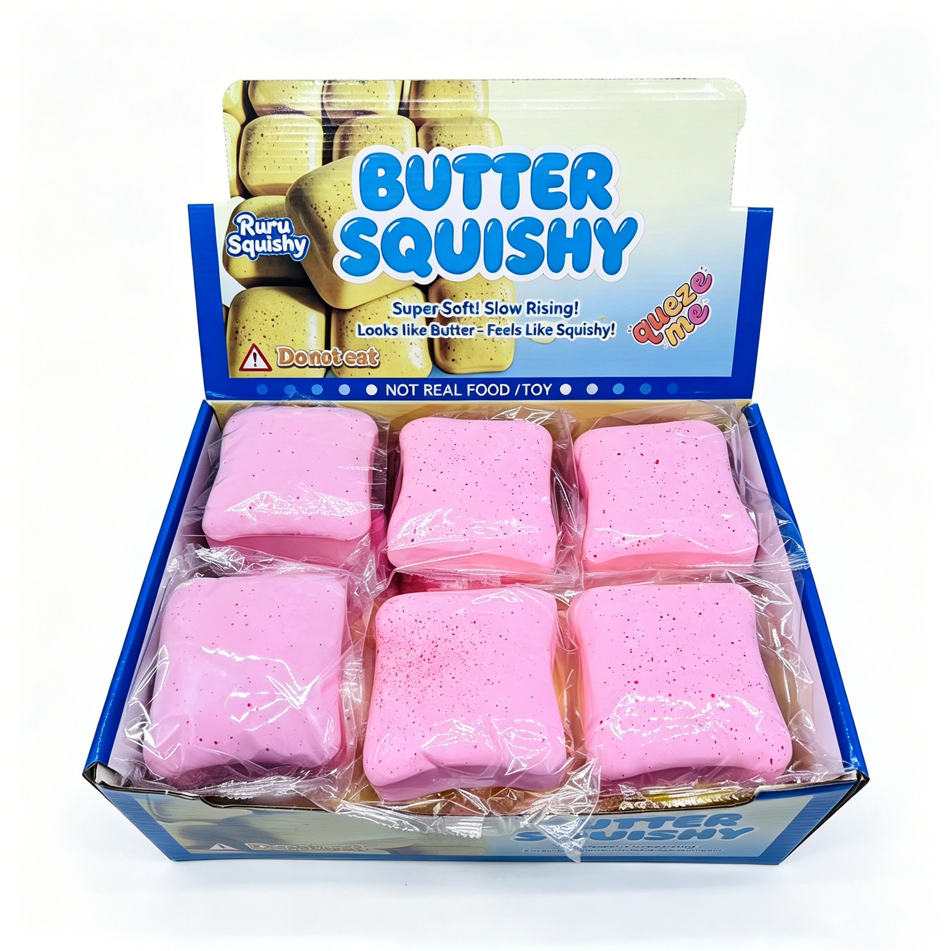 PU súper húmedo suave rebote lento caja de pastel pellizco pellizco Le juguete de simulación de pan simulación de tostada image 17