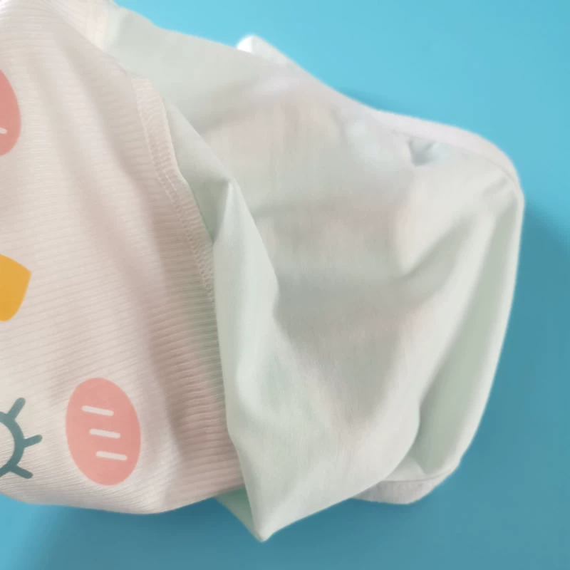Children's umbilical bandage for new born, summer trousers, silk dudou