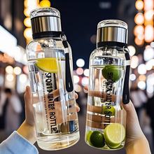 红茶水杯玻璃杯男士水杯大顿顿杯新款手提水杯1000泡茶杯大容量网