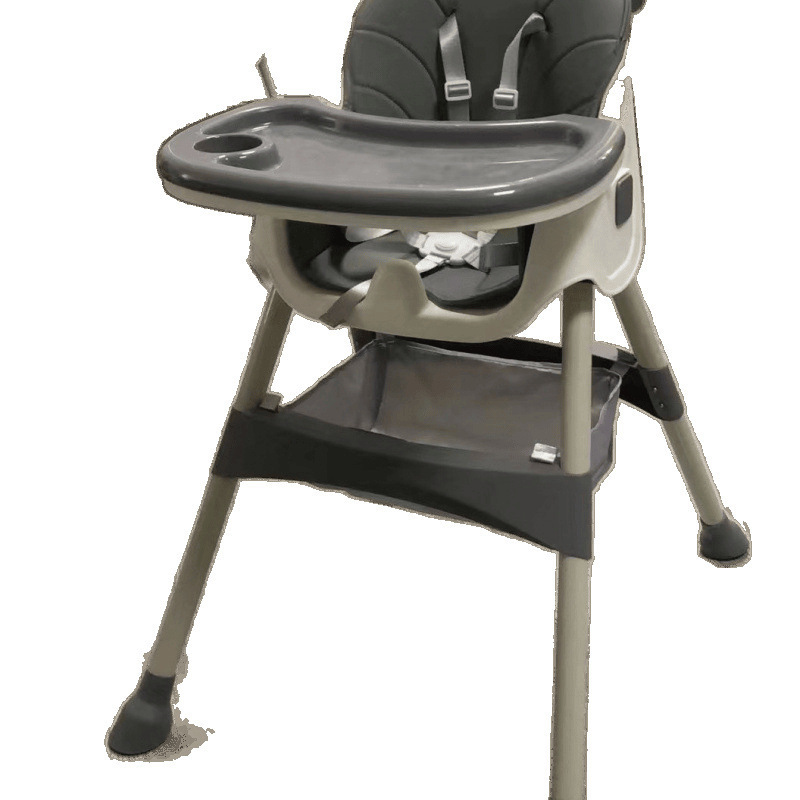 Mesa y silla de comedor multifuncional, mesa y silla de comedor para bebés, silla de comedor plegable portátil para bebés y niños