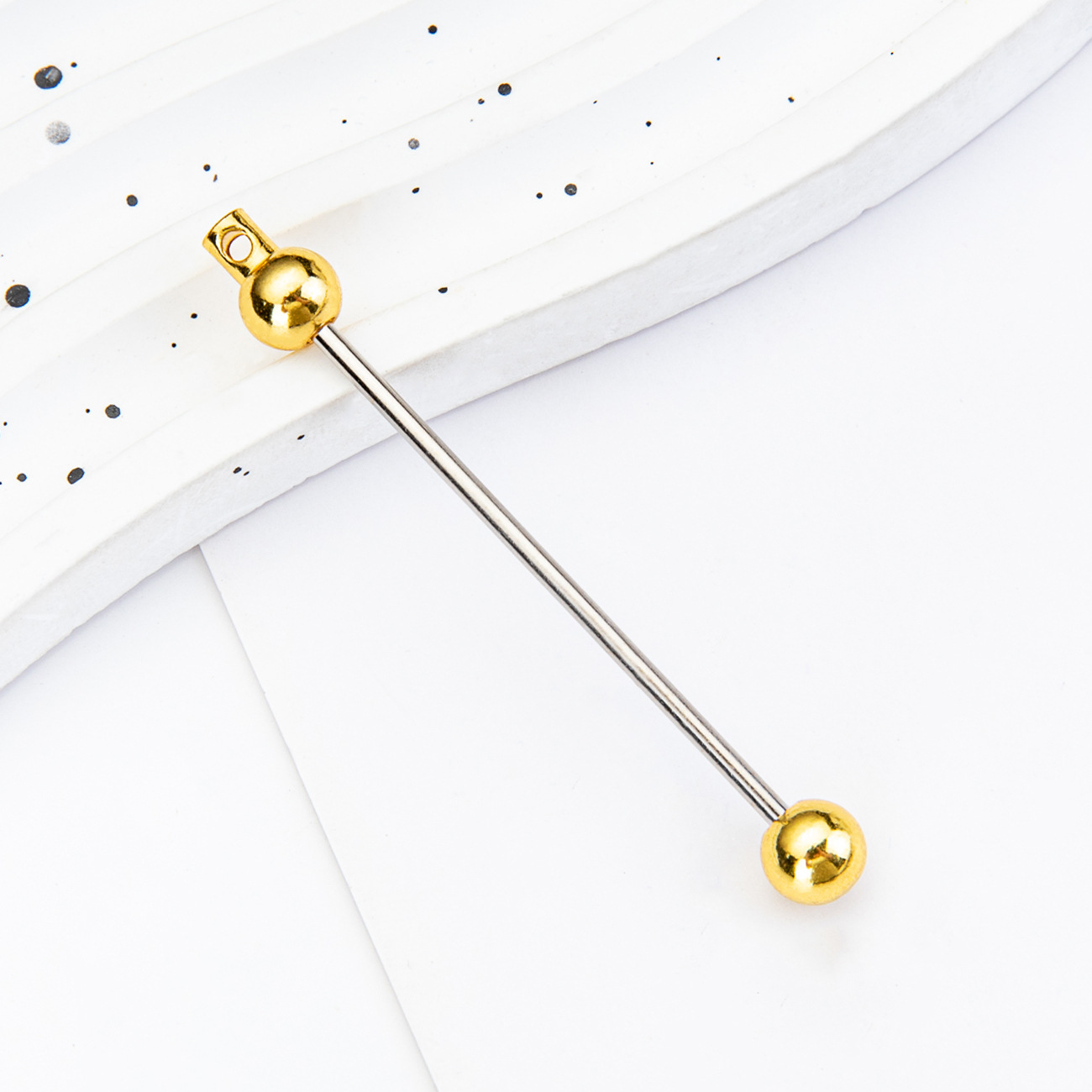 Creativo nuevo DiDi cuentas varilla color caramelo cuentas varilla llavero accesorios colgante metal cuentas varilla