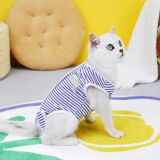 Pet Cat Jesuel Cat после родов, операции на одежде, противоречивой и Weeaear 23 полосатая кошка Jesuel Clothing
