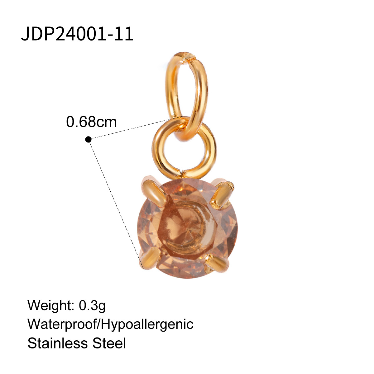 Europa y los Estados Unidos transfronterizos inswind moda exquisita 18k oro acero inoxidable diciembre joyería accesorios joyería al por mayor image 8