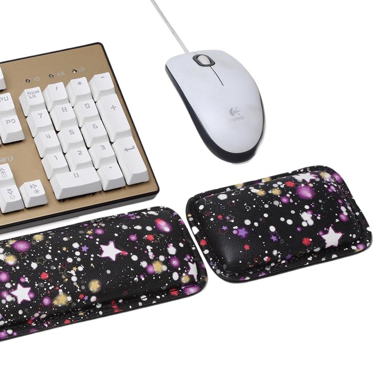 Alfombrilla de ratón alfombrilla de ratón de cuero almohadilla de muñeca almohadilla de codo cuadrado