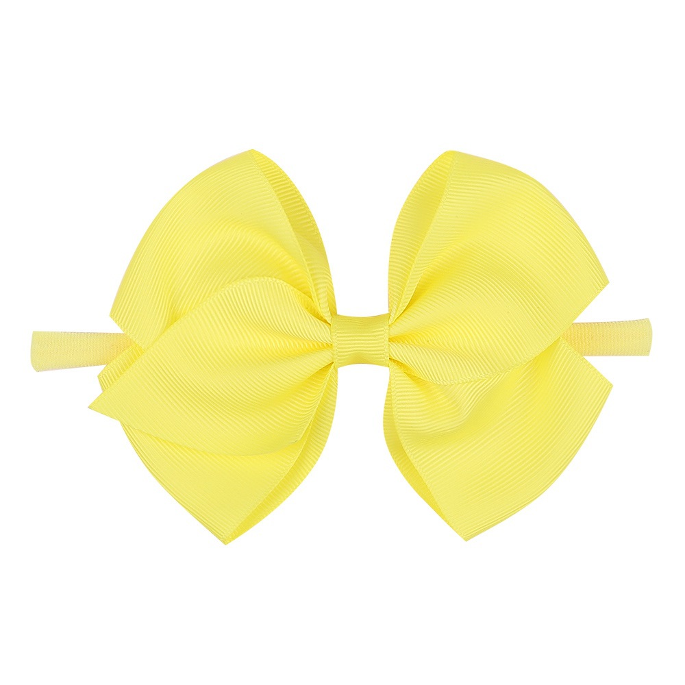 Cross-border New Arrival Baby Hair Accessories European And American Fashion Bowknot Hair Band Elastic Princess Girls' Headband Wholesale display picture 8