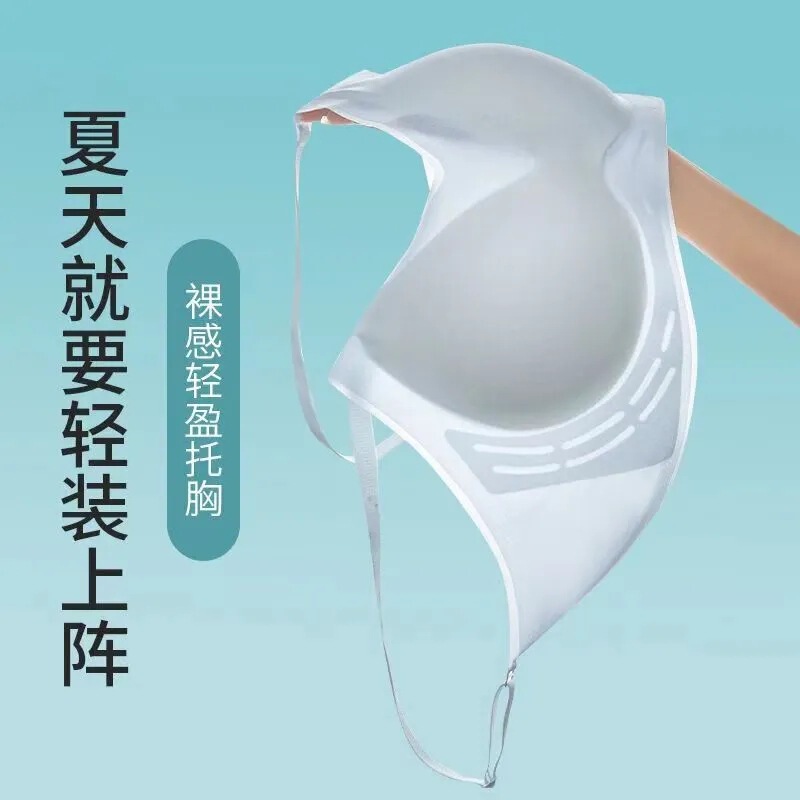 Seamless Intimates for Women in Summer, Ultra-thin, Large Breasts, Small, Anti-sagging, Breathable, Comfortable, Sports and Beautiful Back Bra Seamless Intimates for Women in Summer, Ultra-thin, Large Breasts, Small, Anti-sagging, Breathable, Comfortable, Sports and Beautiful Back Bra