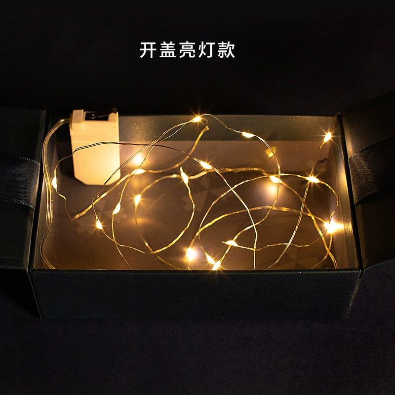 LED gift box, pack, accessories, copper bulb, internet celebrity, 1m