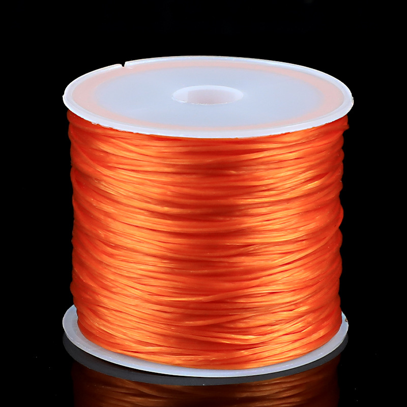 Fabricantes al por mayor línea elástica plana cuerdas elásticas cuerdas de goma cristal línea elástica perla línea de jade