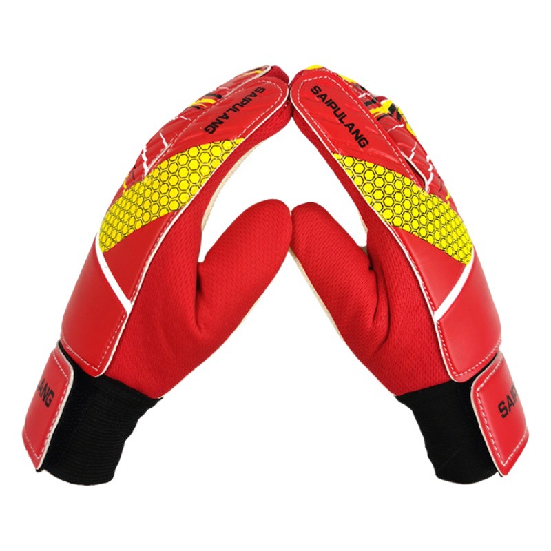 Children's football goalkeeper gloves male primary and secondary school students wear-resistant competition training adult goalkeeper gloves factory direct sales
