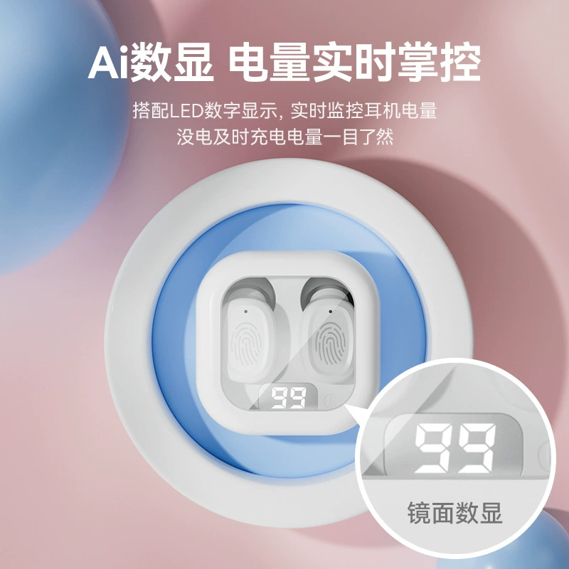 Личная модель BY18 полупрозрачная беспроводная гарнитура Bluetooth, встроенные наушники-вкладыши, мини-спортивная, внешняя торговля, Doukouai, оптовый цифровой дисплей
