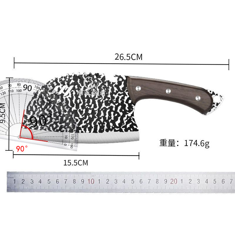 Cuchillo de corte de acero inoxidable, cuchillo de corte de cocina afilado, cuchillo de corte de carne, cuchillo de corte de pescado sin molienda, cuchillo de corte de pescado