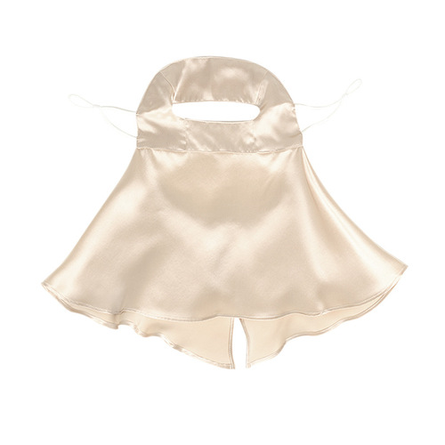 Silk sunscreen mask, sleep breathable, full face mask, summer anti-UV, mulberry silk, oil fume-proof veil for women