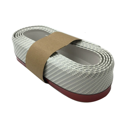 lip side skirt anti-scratch strip – Qapı və bamper qoruyucu zolaqlar - carbon-fiber-white-25m