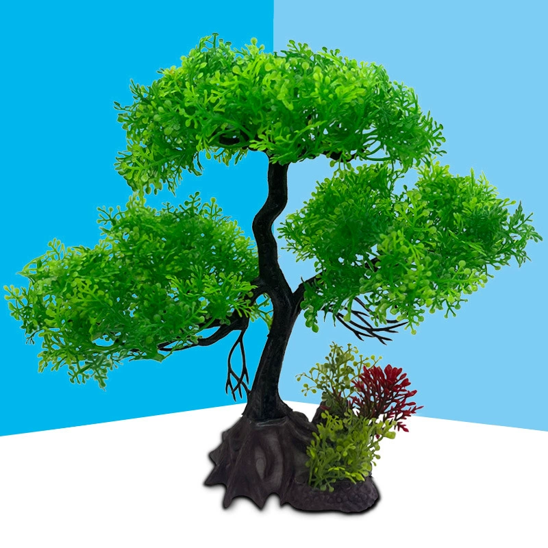 Имитация водных растений в аквариуме, аквариуме, искусственные водные растения, цветочные и деревянные украшения, декоративные аксессуары для ленивого пейзажа, другие.