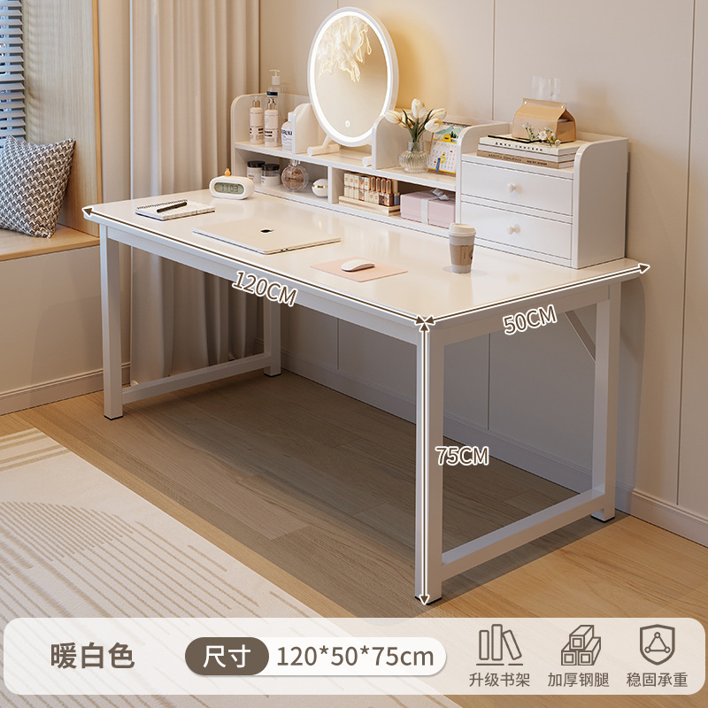 Comodador escritorio de computadora en un dormitorio moderno y minimalista 2025 nuevo estudio estudiantil 2 en 1 escritorio multifuncional