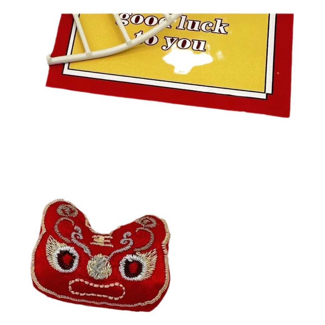 Новогодняя счастливая сумка плюшевая кукла брошь аксессуары Мультфильм Золотой зверь Золотой Лев золотой слиток аксессуары