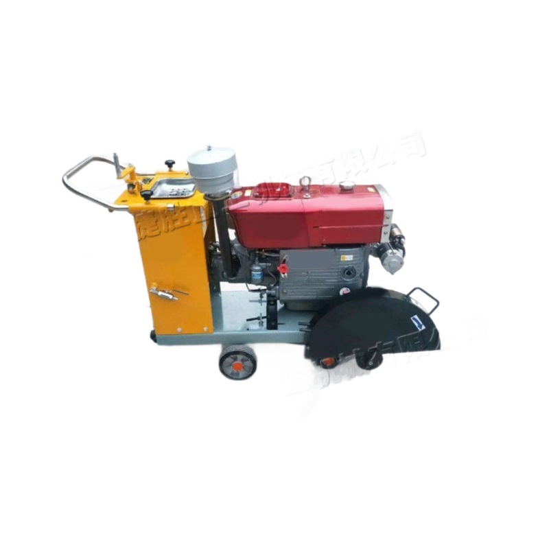 Máquina de corte de pavimento de hormigón Máquina de corte de pavimento de empuje manual pequeña Máquina de corte de pavimento de gasolina portátil