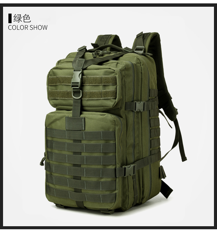 Fabricantes al por mayor de gran capacidad de montaña jungle camuflaje camping mochila de aventura mochila deportiva multifuncional mochila táctica