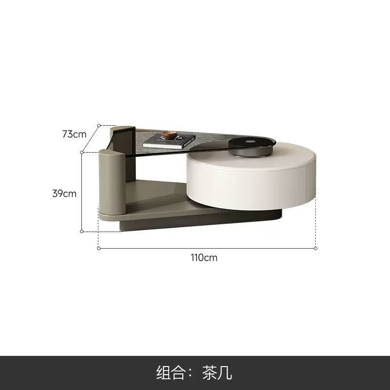 트라이앵글 [강화유리 오프라인 핫모델] 커피테이블