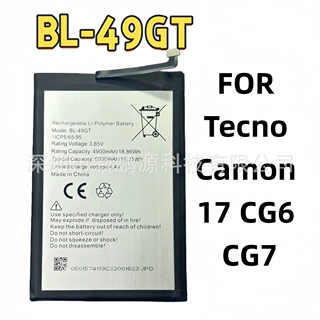 BL-49GT适用于Tecno Camon 17 CG6 手机电池CG7更换电板工厂外贸