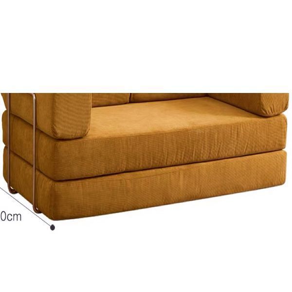 Sofá cama de tela comprimida sofá perezoso sala de estar pequeño dormitorio plegable desmontable doble triple doble lujo ligero