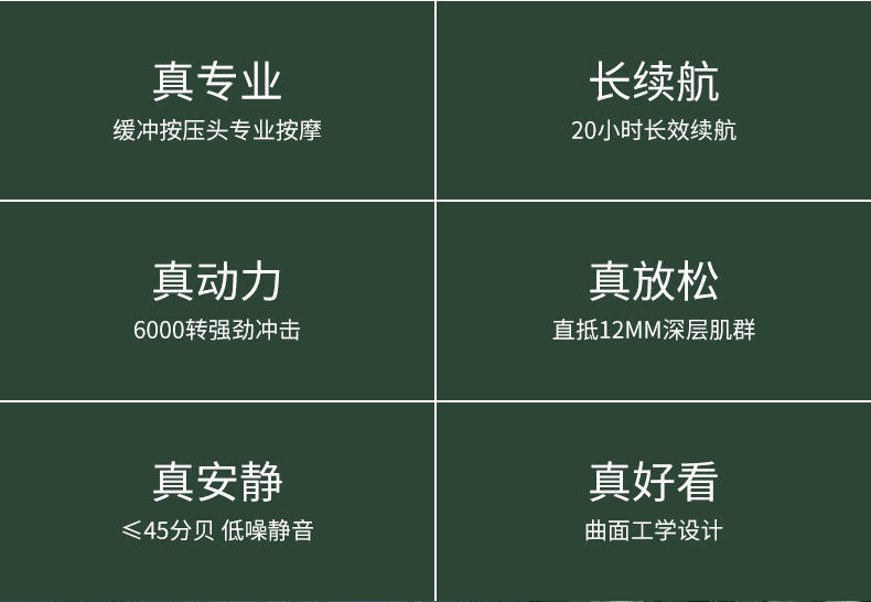 跨境迷你筋膜枪智能全身肌肉按摩放松器震动按摩枪mini便携筋膜仪详情3