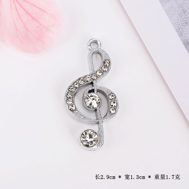 Musical note silver
