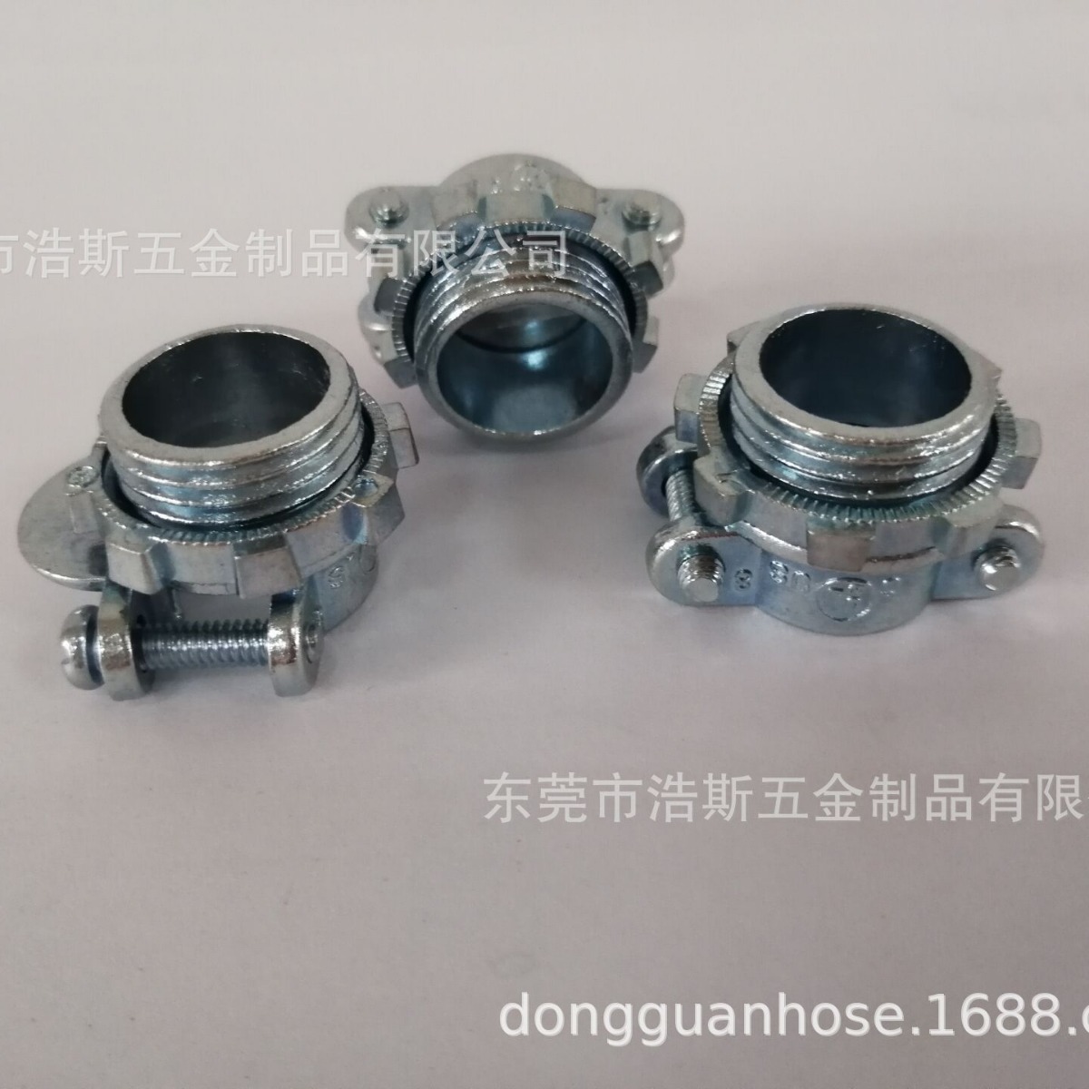 厂家供应UL514B认证接头 美标镀锌接头 金属软管接头S211