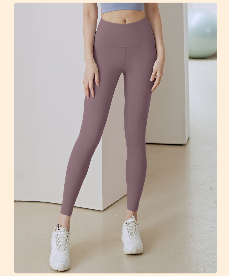 Simple Style Solid Color Spandex Polyester Active Bottoms Leggings display picture 1