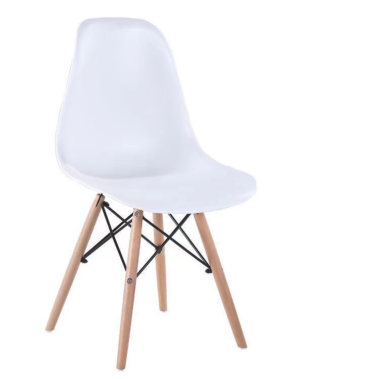 Silla escandinava moderna, creativa, informal, sencilla, popular, con respaldo, silla de comedor para el hogar, mesa de negociación y silla Eames