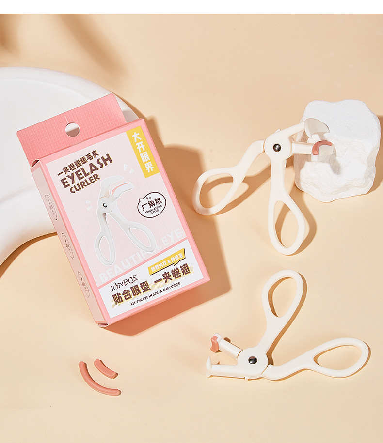 JONBOS Portable and long-lasting wide-angle local eyelash curler wholesale undefined