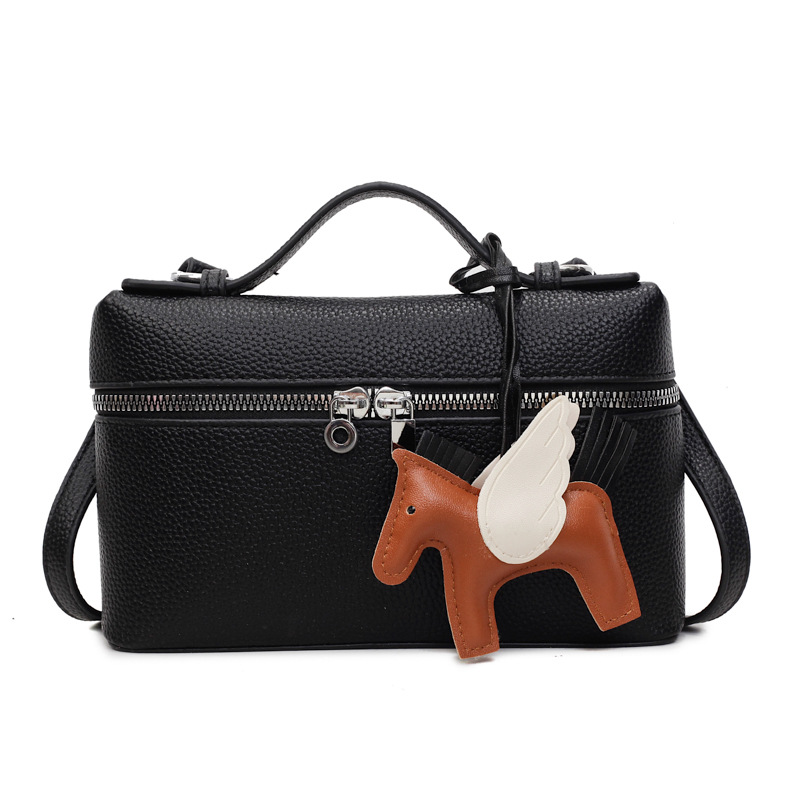 Coreana alta sensación bolso de mano pequeño bolso cuadrado para mujeres 2026 nueva moda estilo exterior ocio bolso de hombro
