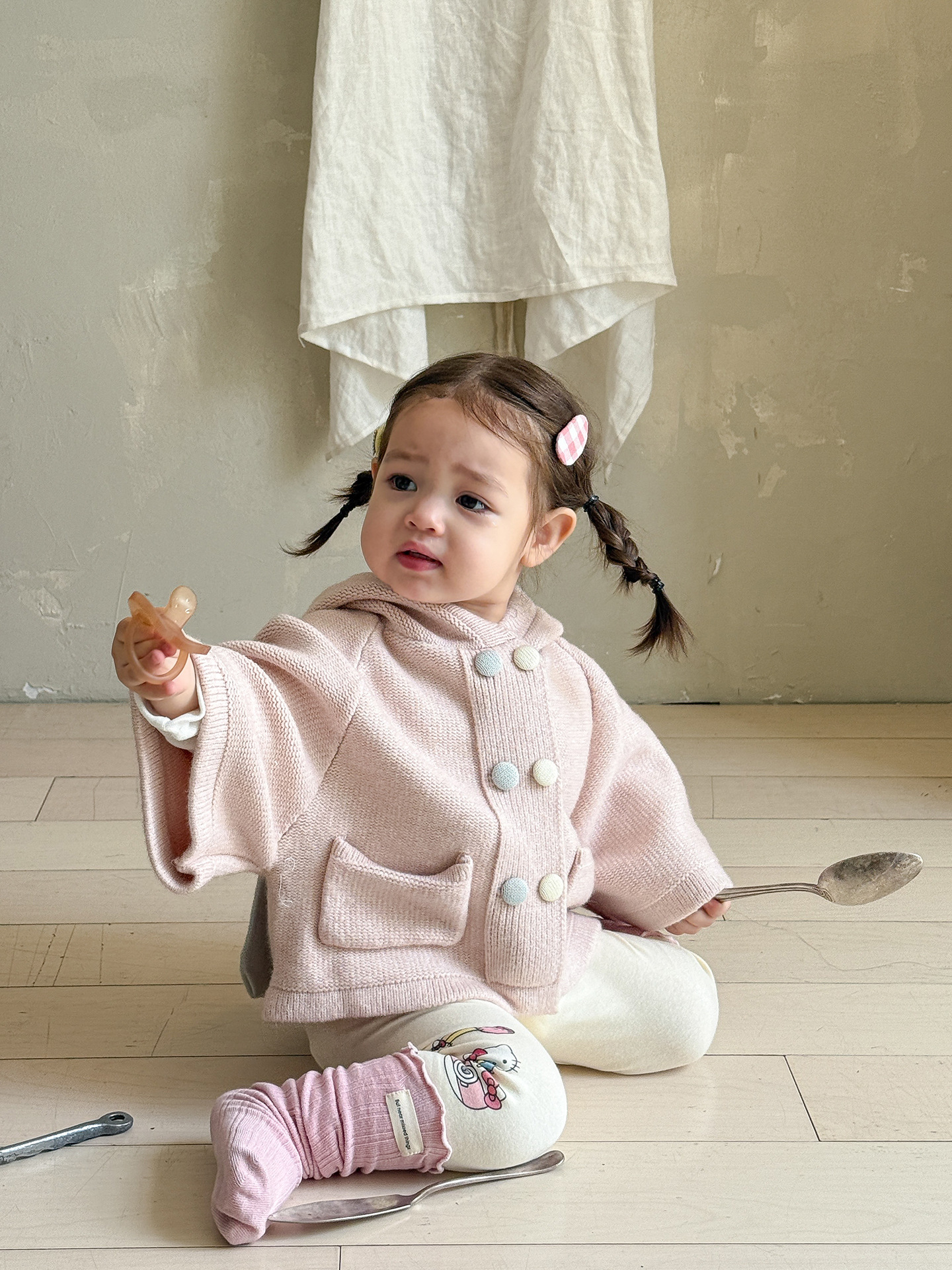 Sugar Pear ropa infantil niñas leggings fuera de otoño invierno 2025 nuevo estilo de niños extranjero más pantalones de otoño para niños niñas